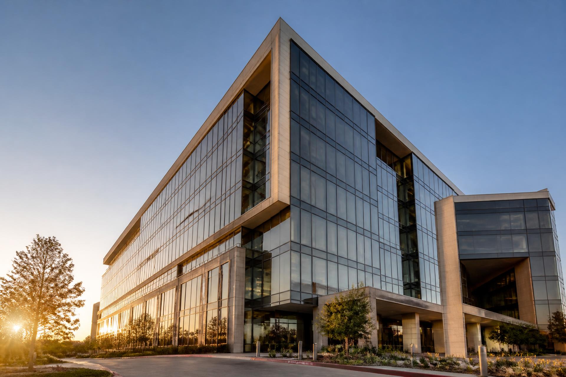 Modern commercial office building